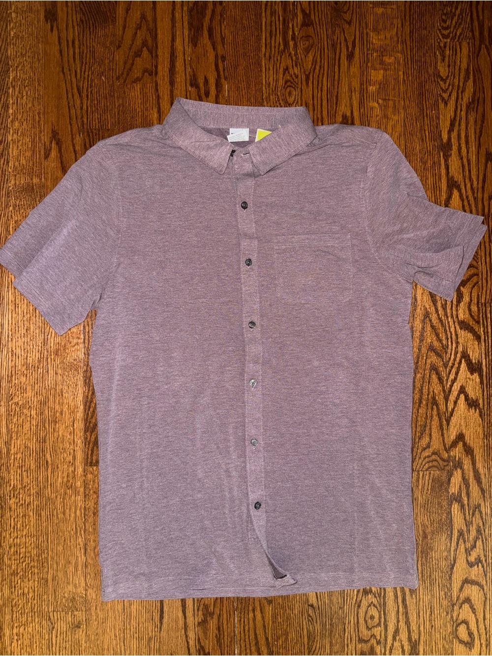 all in motion Men's Short-Sleeve Button-Up Shirt in Mauve Heather